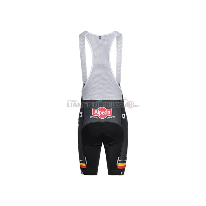 Abbigliamento Ciclismo Alpecin Fenix Manica Corta 2021 Campione Belgio